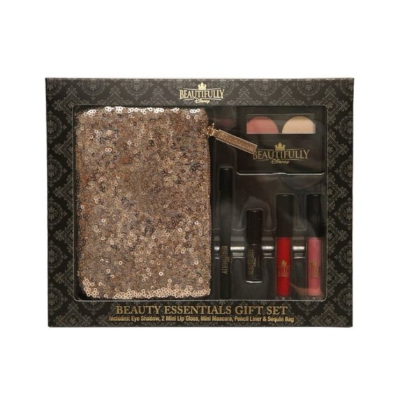 Beautifully Disney Beauty Essentials Gift Set Eye Shadow Lip Gloss Mascara Liner - Picture 1 of 4